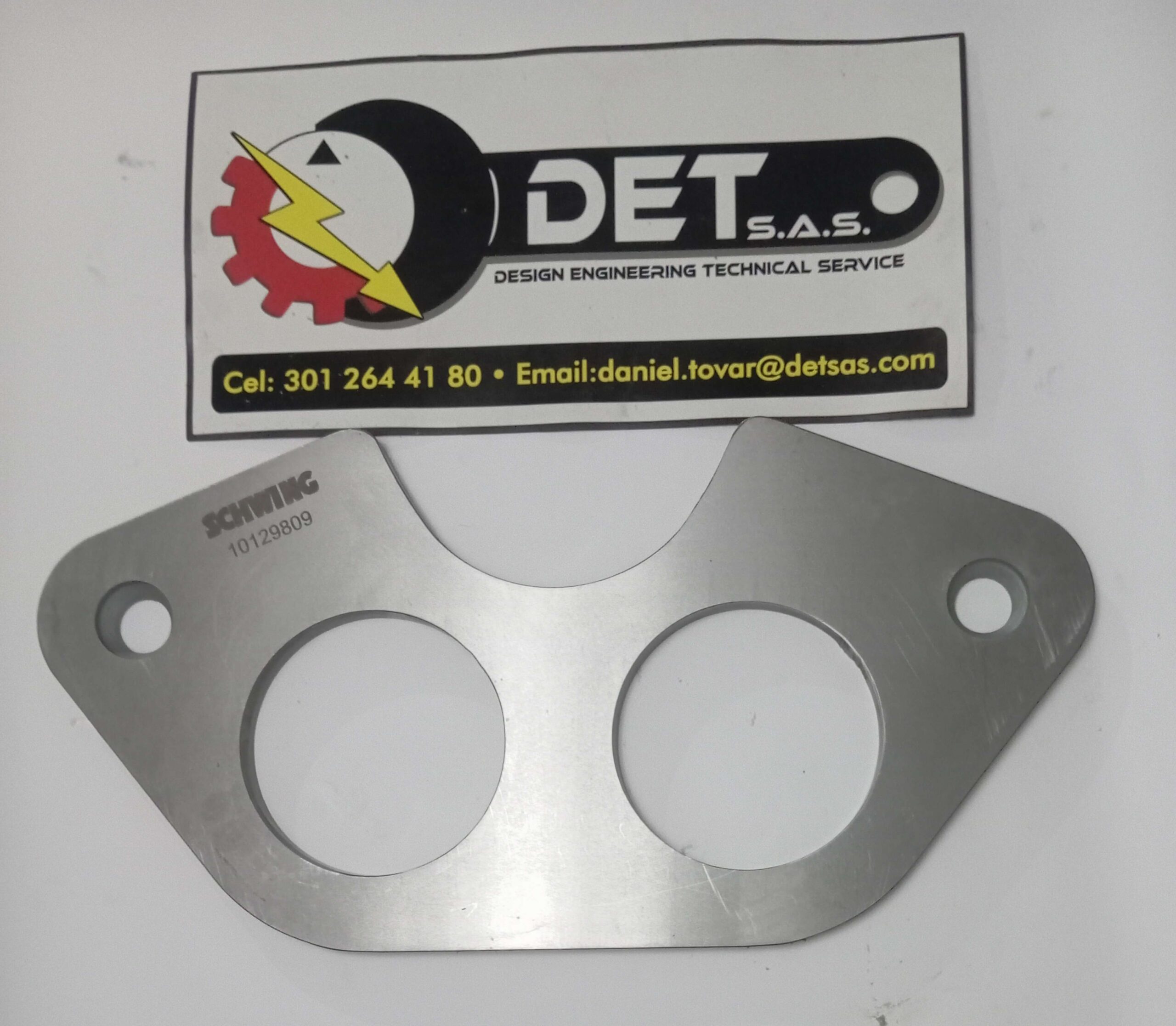 Placa gafa Schwing 10129809 para equipo SP500