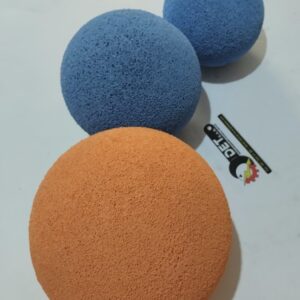 Bola de lavado para bomba de concreto 6", 5", 4" y 3" – dura, blanda, semidura