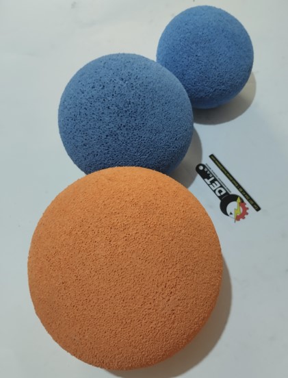 Bola de lavado para bomba de concreto 6", 5", 4" y 3" – dura, blanda, semidura